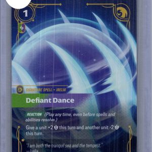 Defiant Dance 196/221, Riftbound Spiritforged Riftbound trading card