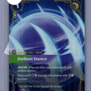Defiant Dance 196/221, Riftbound Spiritforged Riftbound trading card