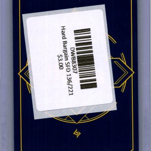 Hard Bargain SFD 136/221 Pokemon card - alternate view