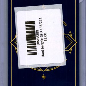 Hard bargain SFD 136/221 Pokemon card - alternate view
