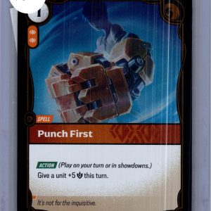 Punch First 097/221, Riftbound Spiritforged Riftbound trading card