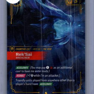 Rek'Sai 029a/221, Riftbound Spiritforged Riftbound trading card