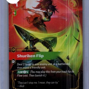 Shuriken Flip 140/166, Riftbound Vendetta Riftbound trading card