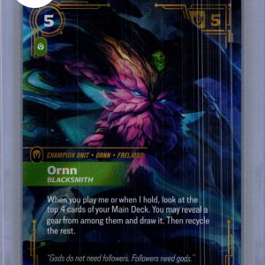 Ornn 058a/221, Riftbound Spiritforged Riftbound trading card