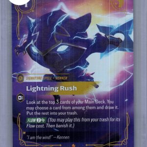 Lightning Rush 156/166, Riftbound Vendetta Riftbound trading card