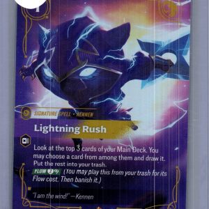 Lightning Rush 156/166, Riftbound Vendetta Riftbound trading card