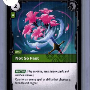Not So Fast 045/221, Riftbound Spiritforged Riftbound trading card