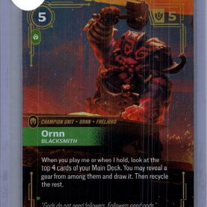Ornn 058/221, Riftbound Spiritforged Riftbound trading card
