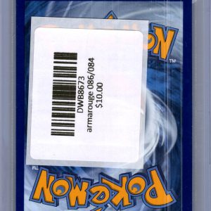 Armarouge 086/084, Pitch Black Pokemon card - alternate view