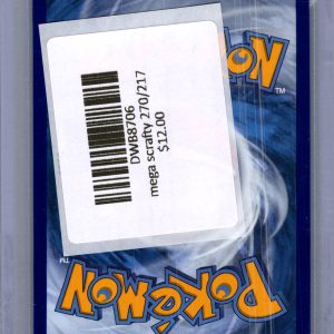 Mega Scrafty EX 270/217, Ascended Heroes Pokemon card - alternate view