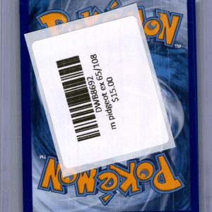 M Pidgeot EX 65/108, Evolutions Pokemon card - alternate view