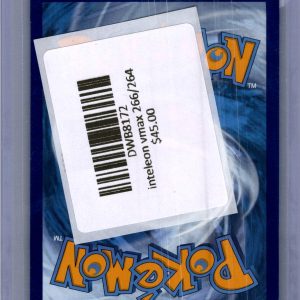 Inteleon VMAX 266/264, Fusion Strike Pokemon card - alternate view