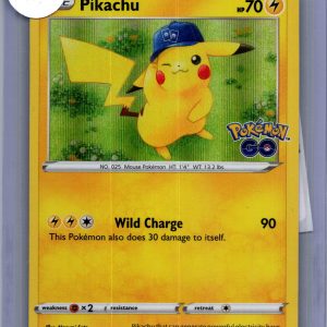 Pikachu 028/078, Pokemon GO Pokemon card