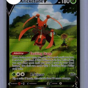 Kricketune V TG12/TG30, Silver Tempest Pokemon card