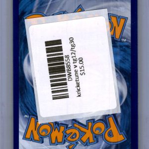 Kricketune V TG12/TG30, Silver Tempest Pokemon card - alternate view
