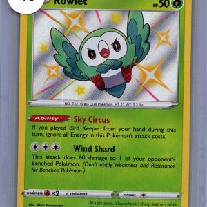 Rowlet SV001/SV122, Shining Fates Pokemon card
