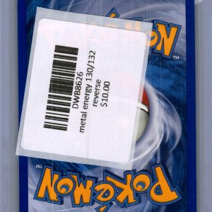Metal Energy 130/132 Reverse Holo, Secret Wonders Pokemon card - alternate view