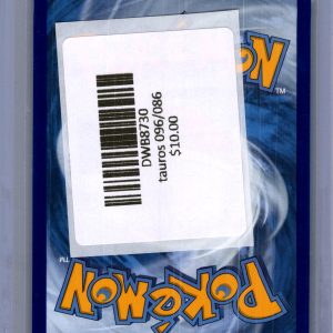 Tauros 096/086, Chaos Rising Pokemon card - alternate view