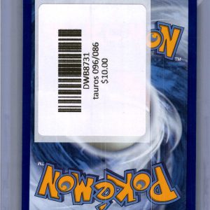 Tauros 096/086, Chaos Rising Pokemon card - alternate view
