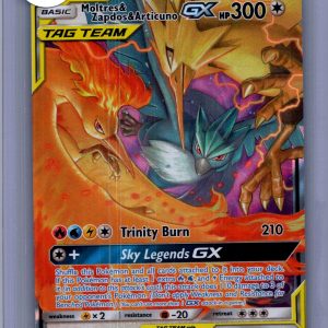 Moltres Zapdos Articuno GX 44/68, Hidden Fates Pokemon card