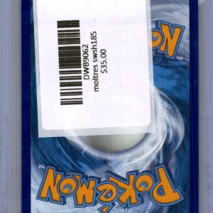 Moltres SWSH185, Promo Pokemon card - alternate view
