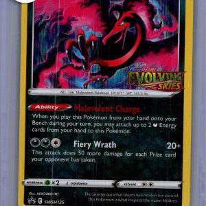 Moltres SWSH125, Promo Pokemon card