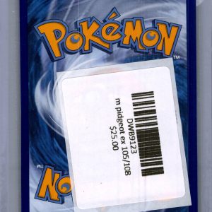 M Pidgeot ex 105/108, Evolutions Pokemon card - alternate view