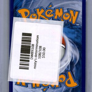 Misty's Determination 108/108, Evolutions Pokemon card - alternate view