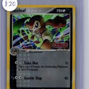 Nuzleaf 36/108 stamped, Vintage Singles Pokemon card