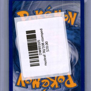 Nuzleaf 36/108 stamped, Vintage Singles Pokemon card - alternate view