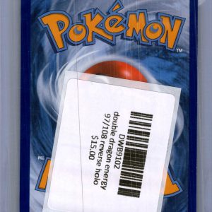 Double Dragon Energy 97/108 reverse holo, Roaring Skies Pokemon card - alternate view