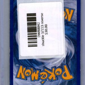 Shuckle 3/113 reverse, Legendary Treasures Pokemon card - alternate view