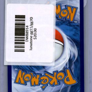 Lunatone GG11/GG70, Crown Zenith Pokemon card - alternate view