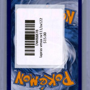 Lapras Vmax SV111/SV122, Shinning Fates Pokemon card - alternate view