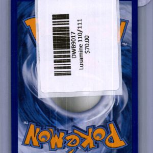 Lusamine 110/111, Crimson Invasion Pokemon card - alternate view