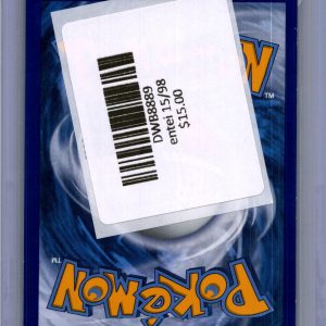 entei 15/98 Pokemon card - alternate view