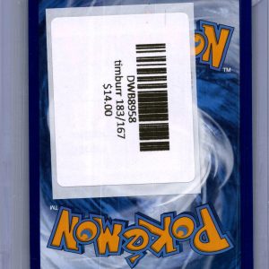 timburr 183/167 Pokemon card - alternate view
