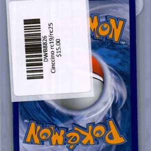 Cinccino rc19/rc25 Pokemon card - alternate view