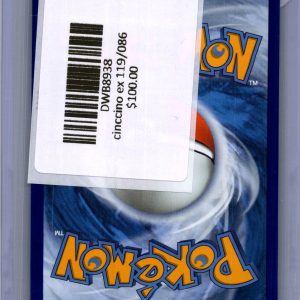 Cinccino EX 119/086, Chaos Rising Pokemon card - alternate view
