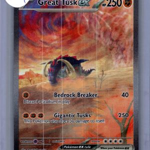 Great Tusk EX 246/198, Scarlet and Violet Pokemon card
