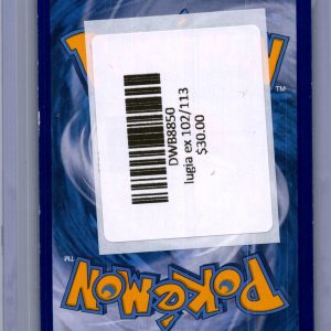 Lugia EX 102/113, Legendary Treasures Pokemon card - alternate view