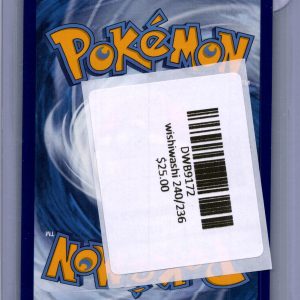 Wishiwashi 240/236, Cosmic Eclipse Pokemon card - alternate view