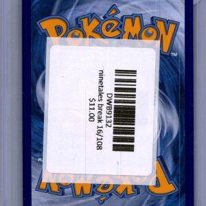 ninetales break 16/108 Pokemon card - alternate view
