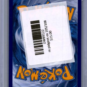 M Pidgeot ex 105/108, Evolutions Pokemon card - alternate view