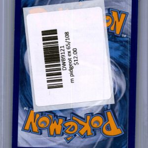 M Pidgeot ex 65/108, Evolutions Pokemon card - alternate view