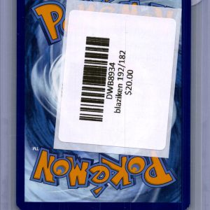 Blaziken 192/182, Destined Rivals Pokemon card - alternate view