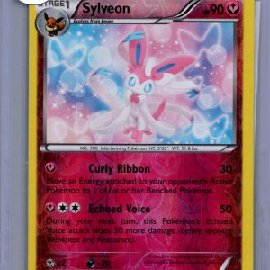 Sylveon 72/111 Reverse Holo, Furious Fists Pokemon card