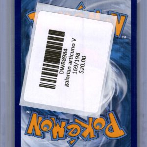 Galarian Articuno V 169/198, Chilling Reign Pokemon card - alternate view