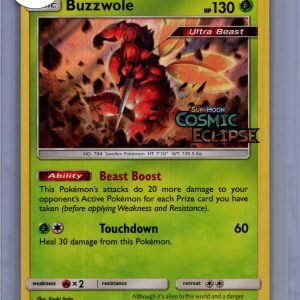 buzzwole sm218 Pokemon card