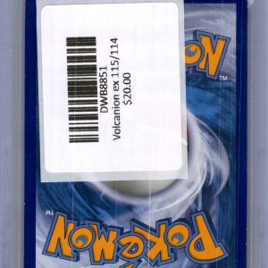 Volcanion ex 115/114 Pokemon card - alternate view